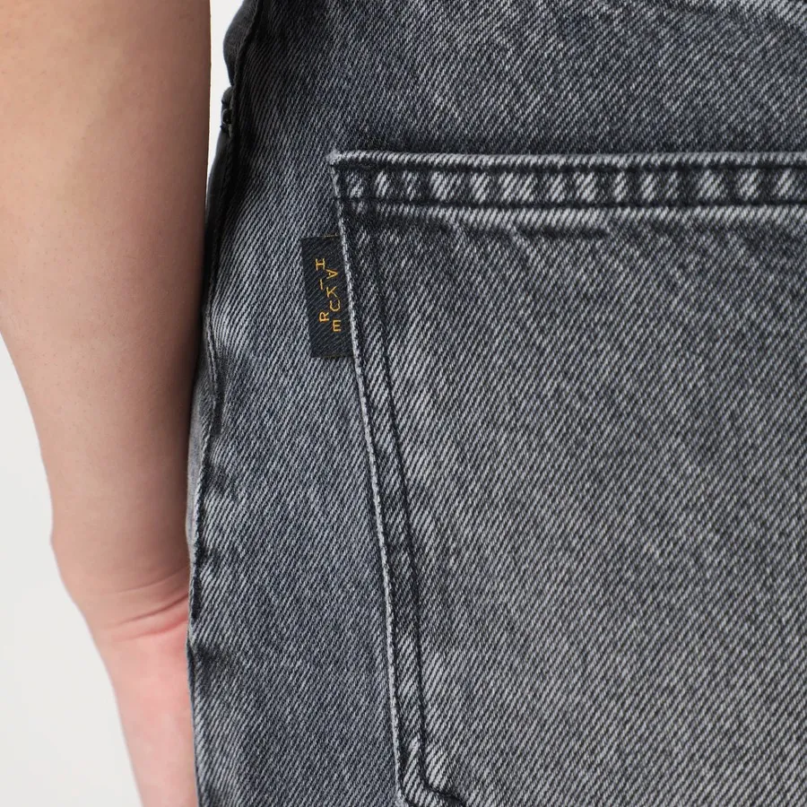High Waist Denim Trousers
