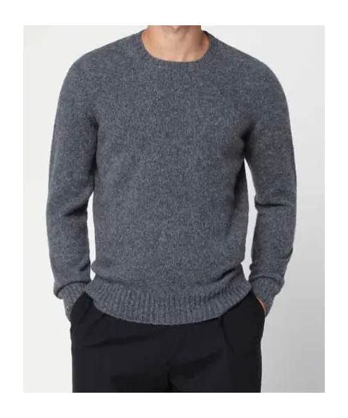 Crew-Neck Wool Sweater