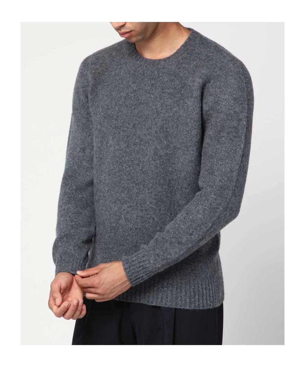 Crew-Neck Wool Sweater