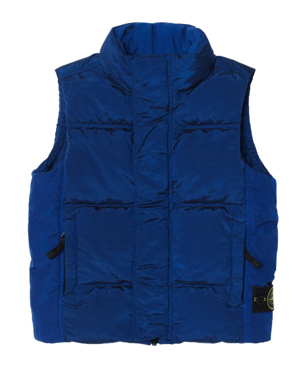Stand Collar Down Vest