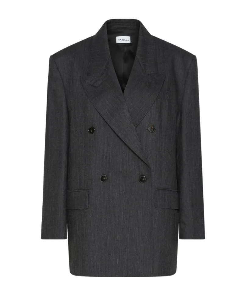 Double-Breasted Wool Blazer