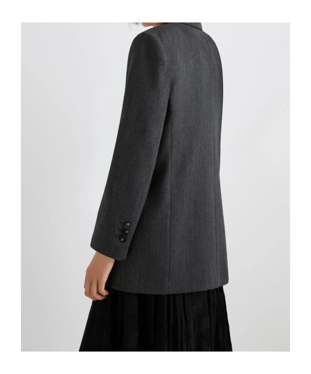 Double-Breasted Wool Blazer