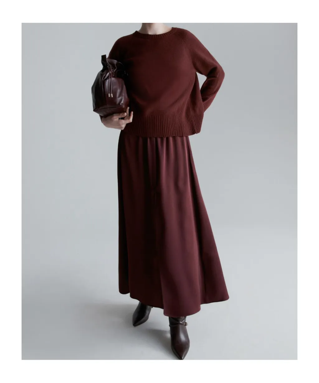 Boxy-Fit Pure Wool Sweater
