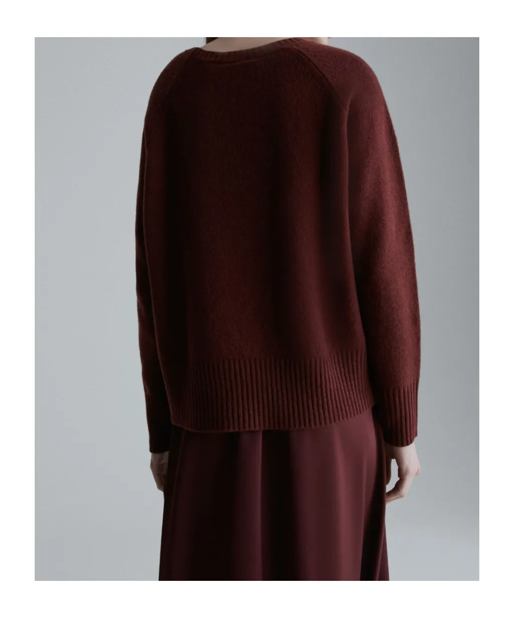Boxy-Fit Pure Wool Sweater