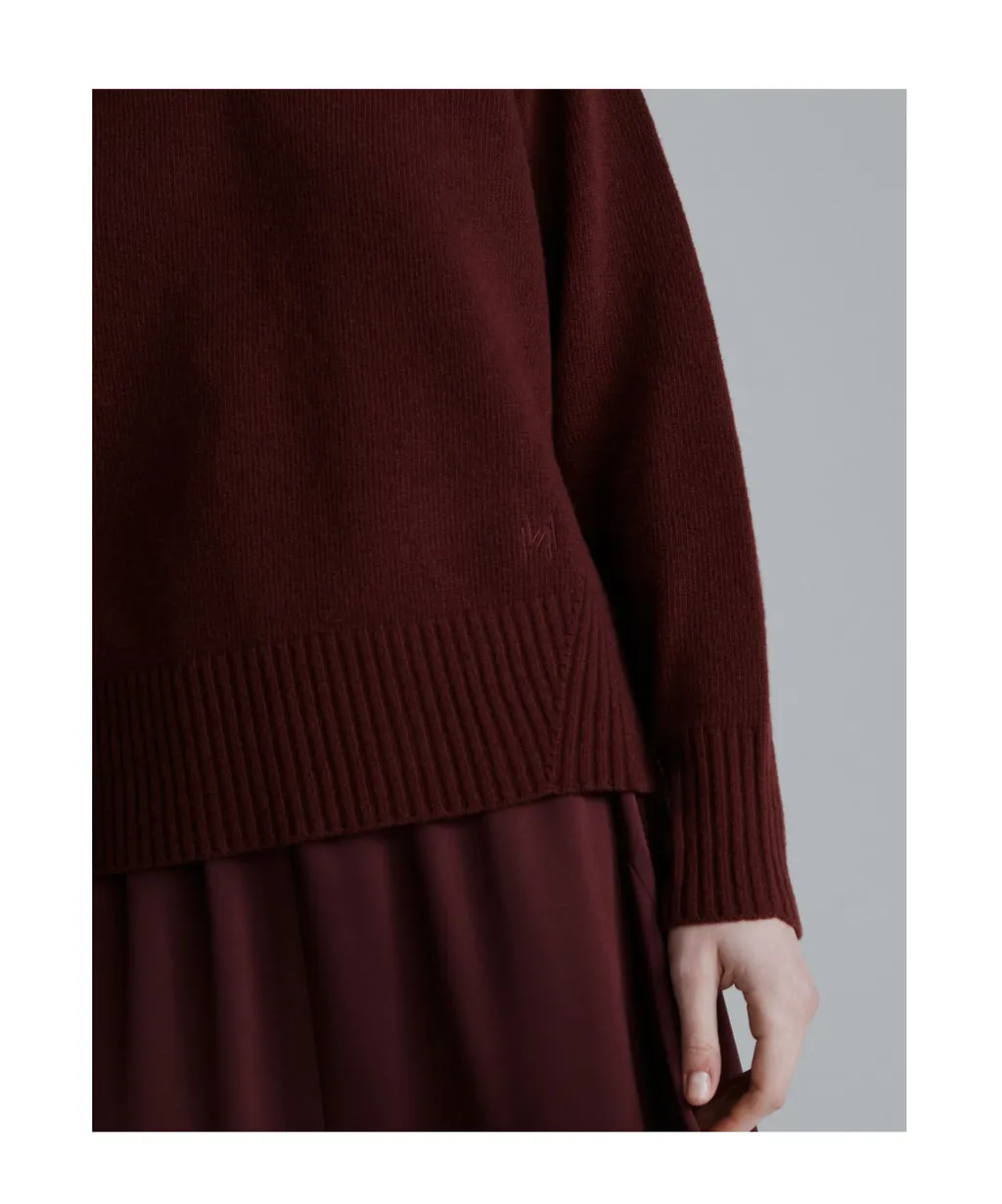 Boxy-Fit Pure Wool Sweater