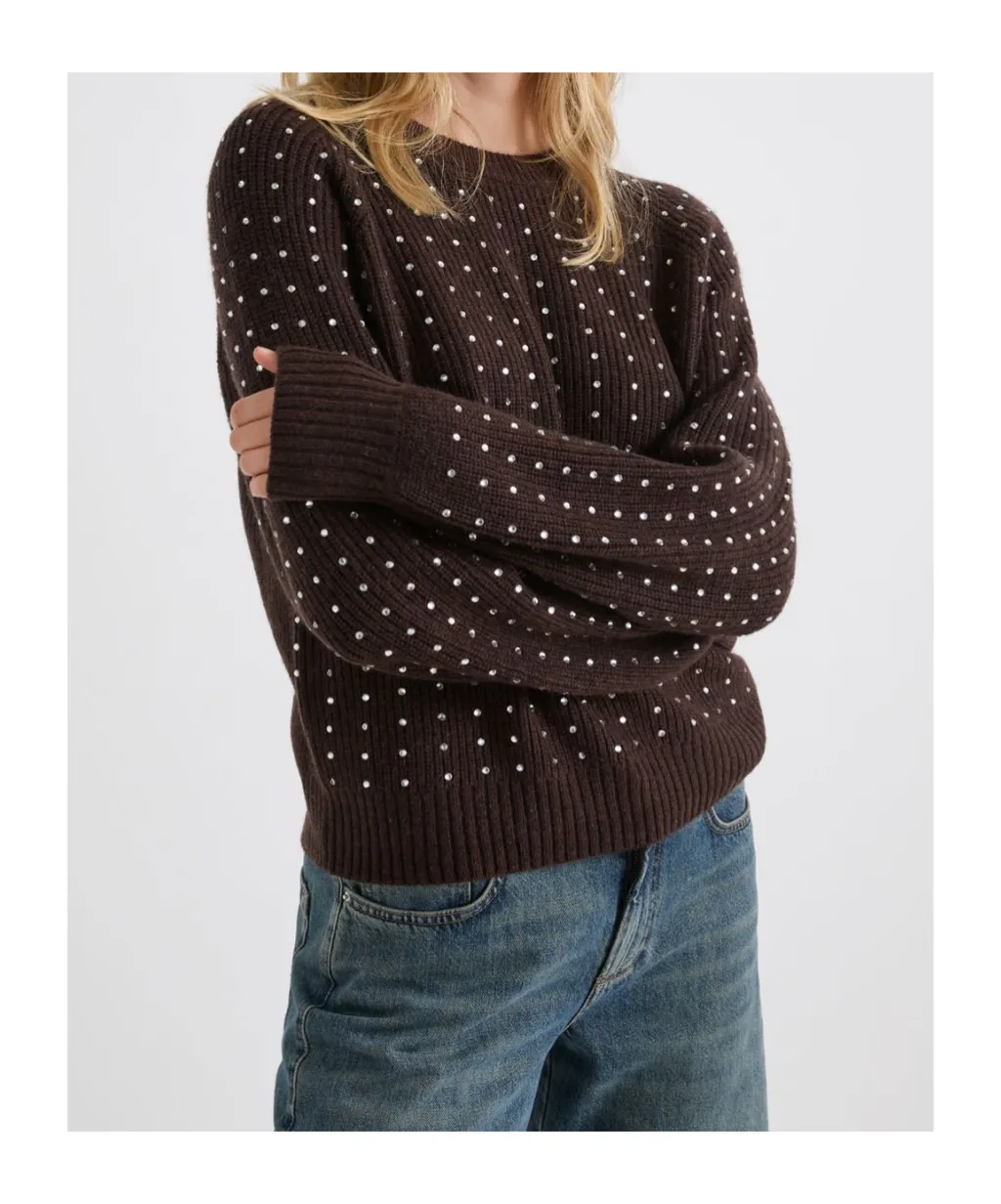 Rhinestone Sweater