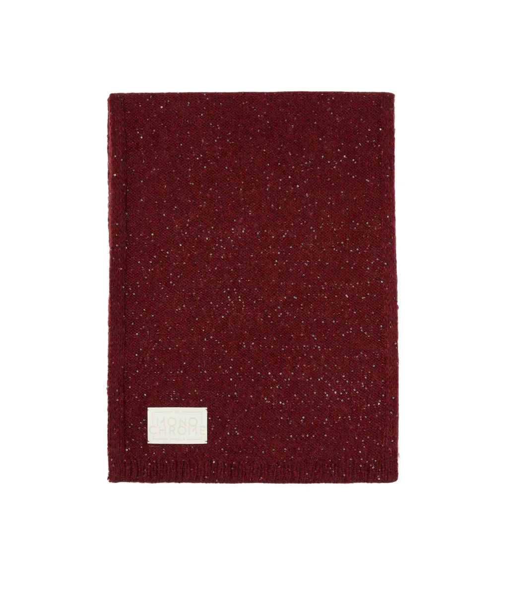 Sequined Wool And Cashmere Scarf