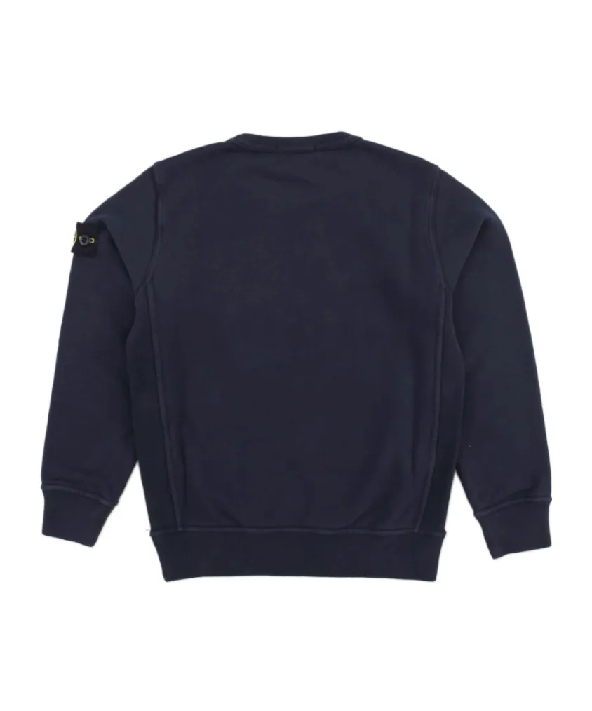Stone Island Junior Compass Patch Crewneck Sweatshirt