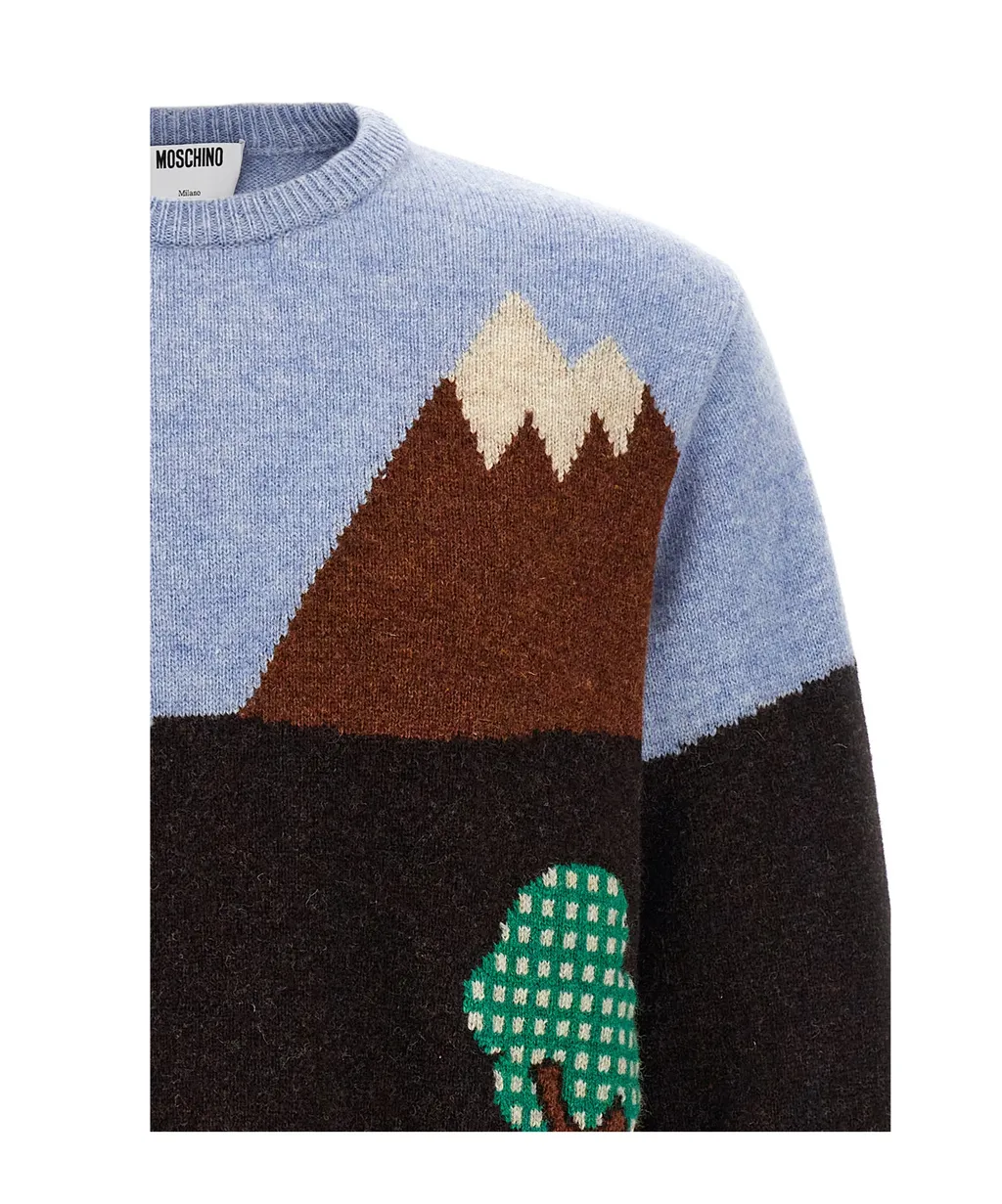 Moschino Shetland Knitted Sweater