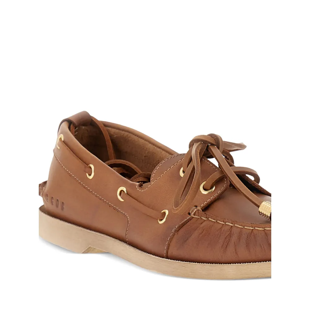 Golden Goose Deluxe Brand Ruched Lace-Up Loafers