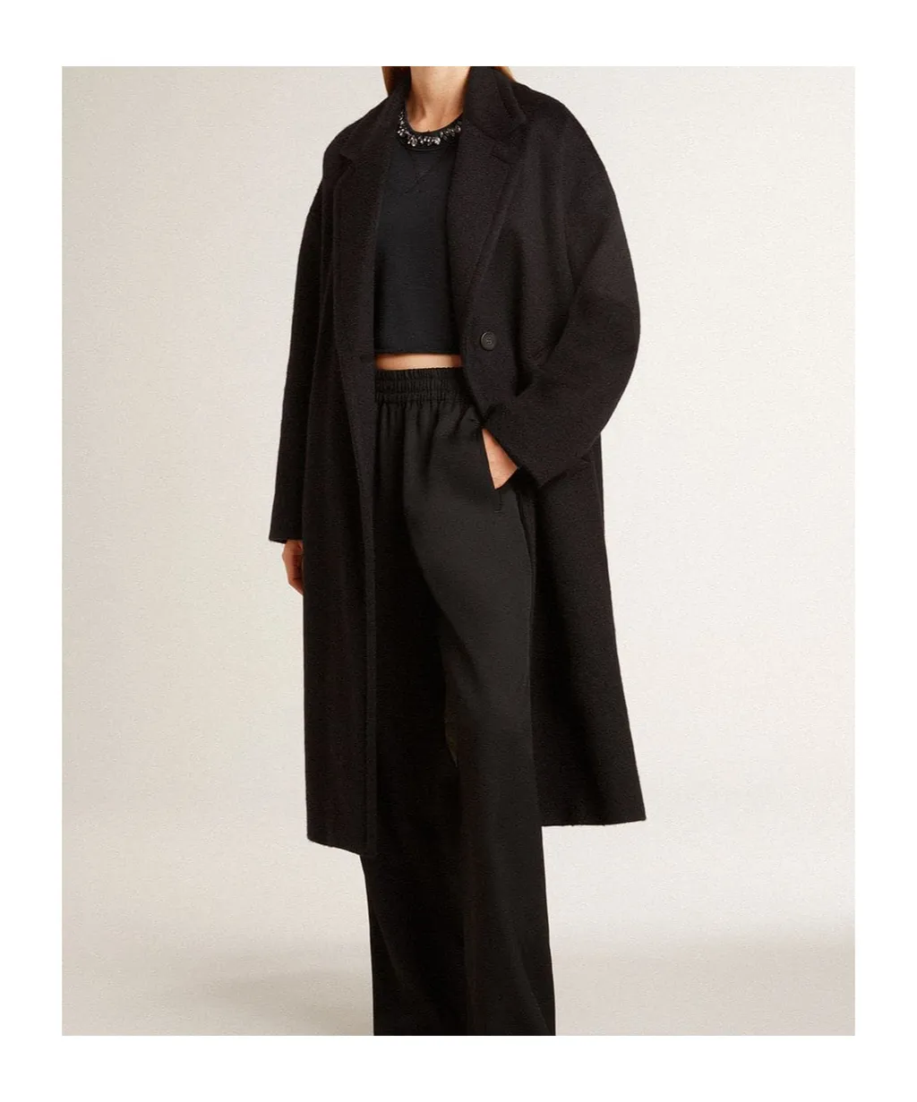 Golden Goose Deluxe Brand Single-Breasted Cocoon Coat