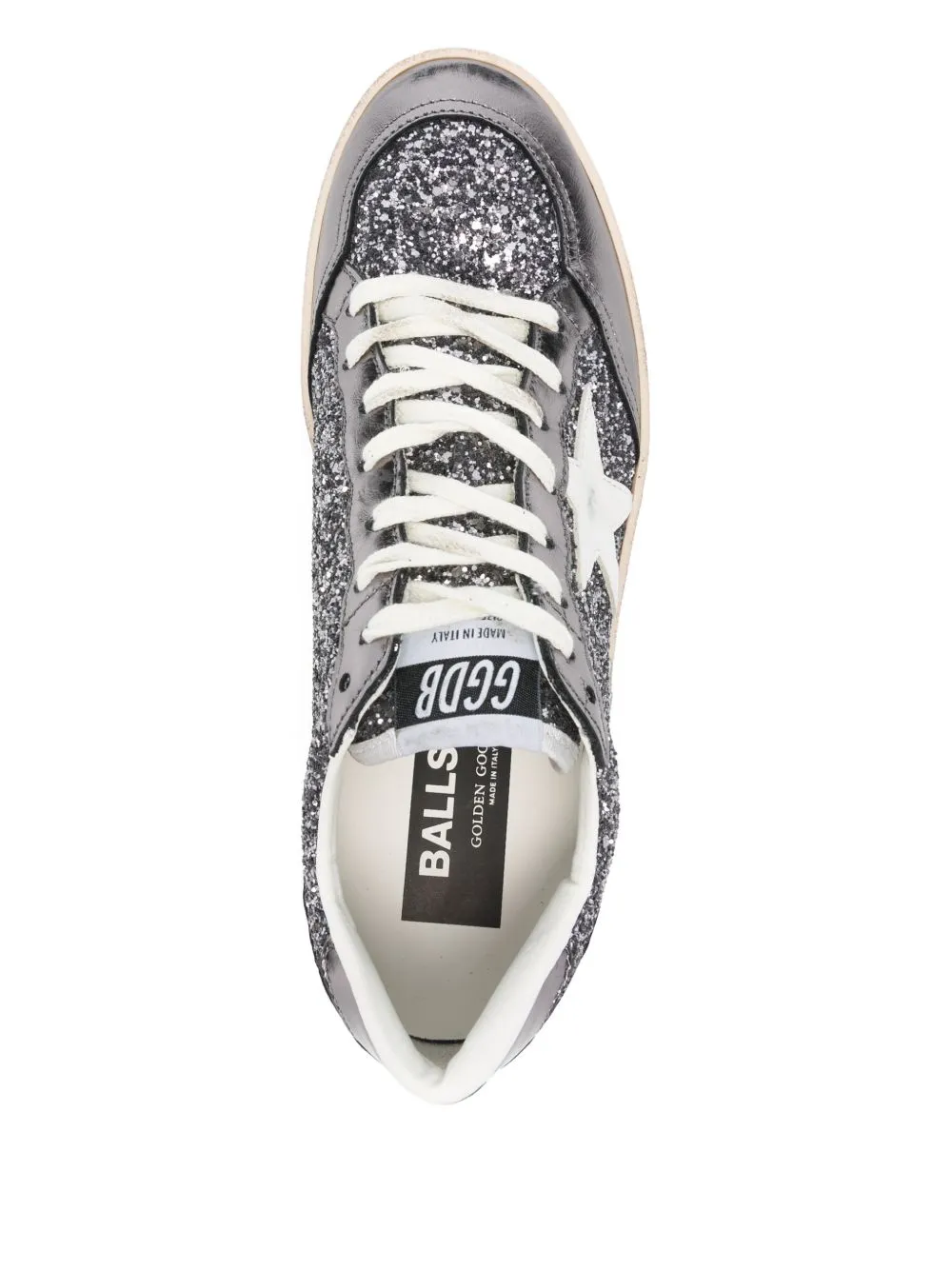 Golden Goose Deluxe Brand Ball Star Glittered Sneakers