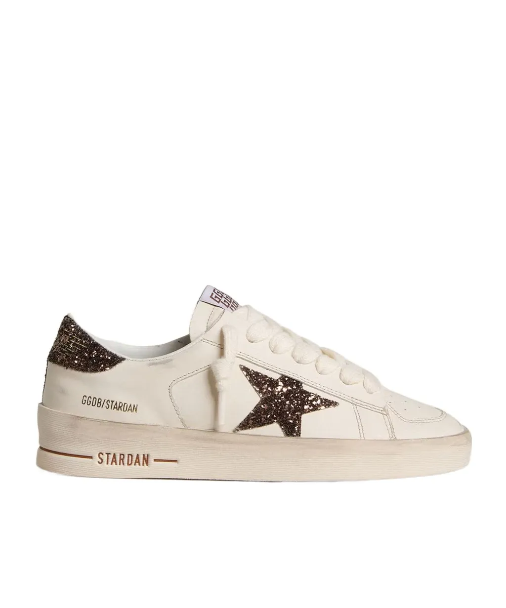 Golden Goose Deluxe Brand Stardan Glittered Sneakers