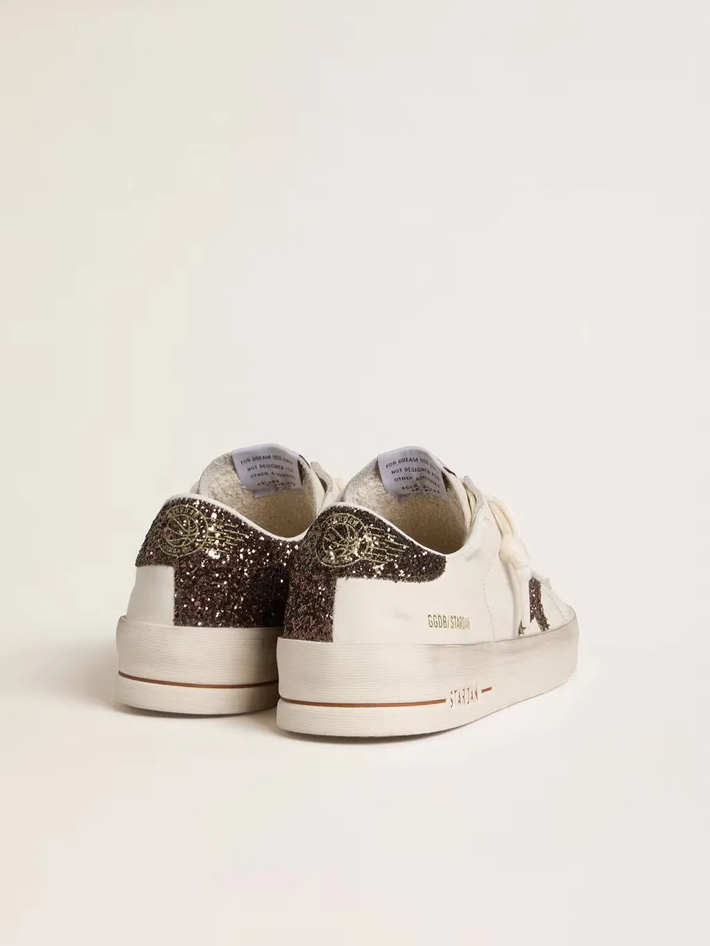 Golden Goose Deluxe Brand Stardan Glittered Sneakers