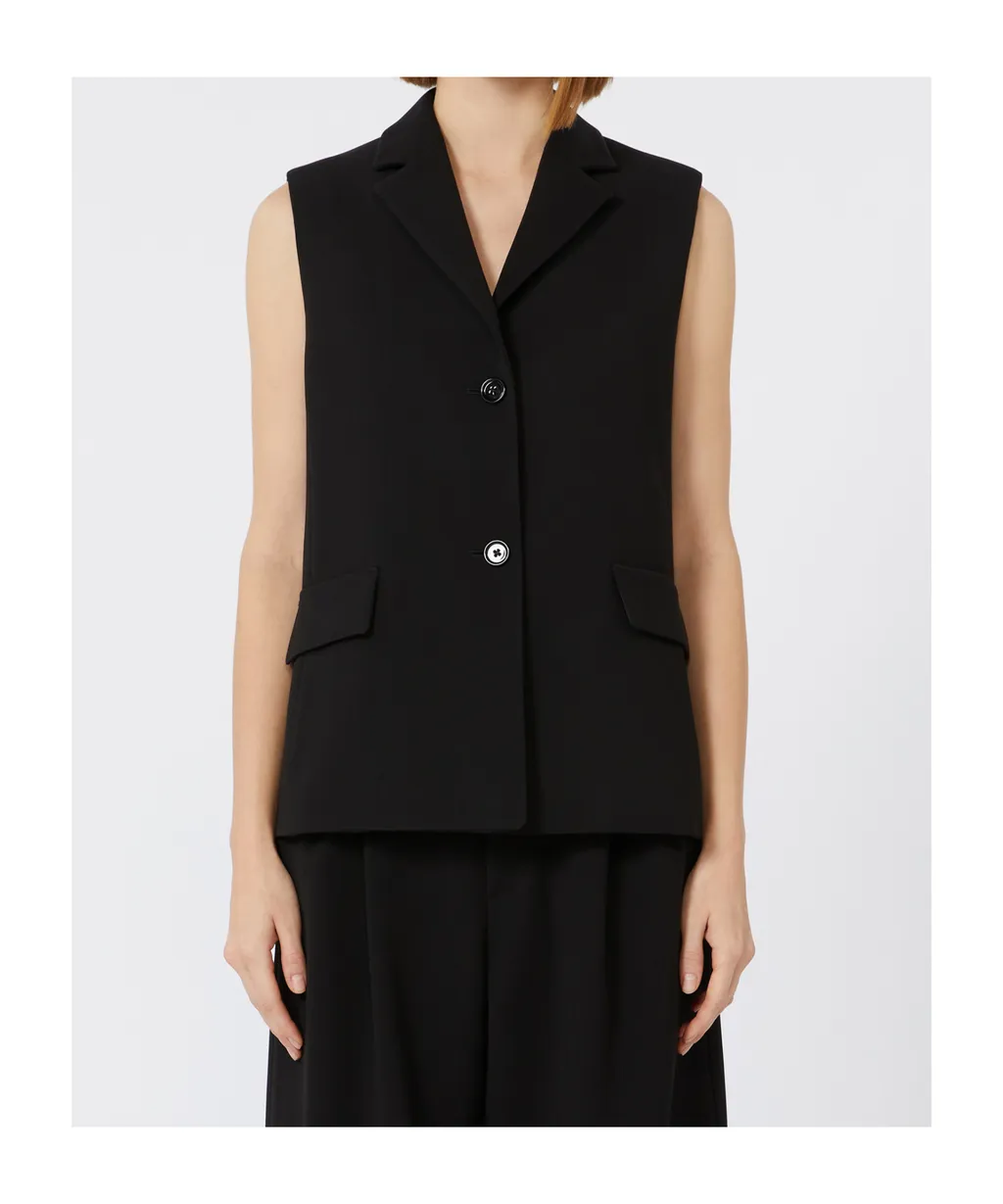 Straight-Fit Cady Gilet