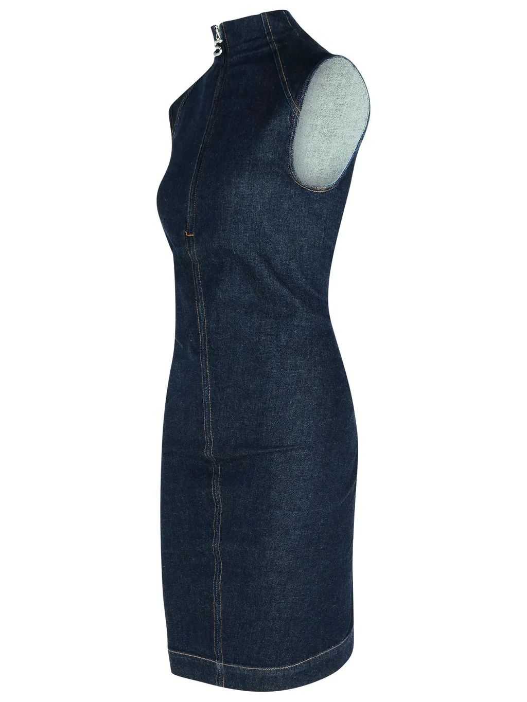 Sportmax Cerea Zip Detailed Denim Dress