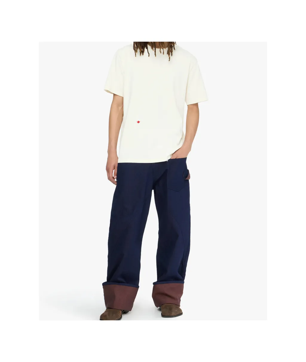 Jw Anderson Contrast Embroidery T-Shirt