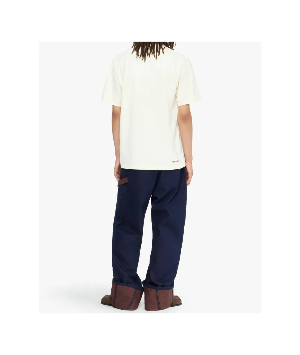 Jw Anderson Contrast Embroidery T-Shirt