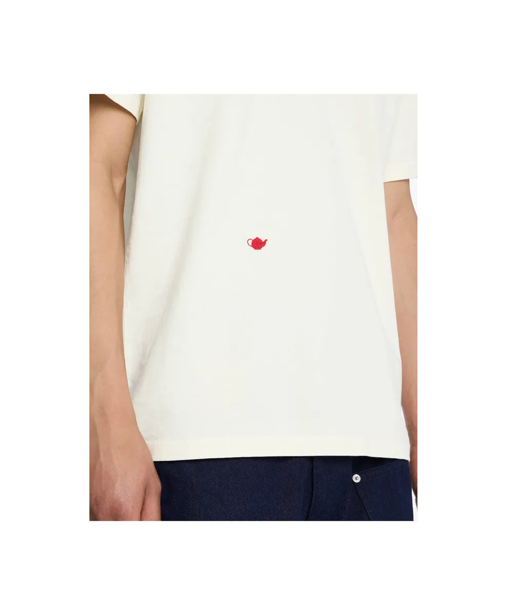 Jw Anderson Contrast Embroidery T-Shirt
