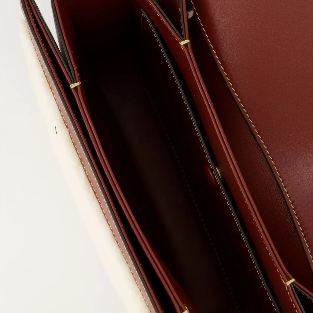 Shearling Leather Shoulder Bag