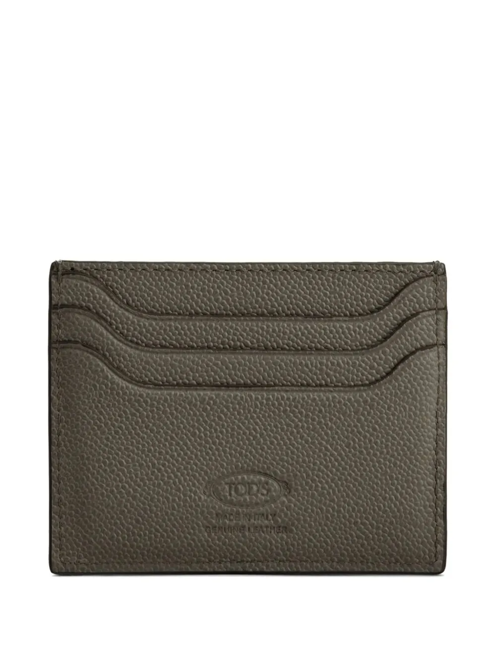 T-Logo Leather Card Holder