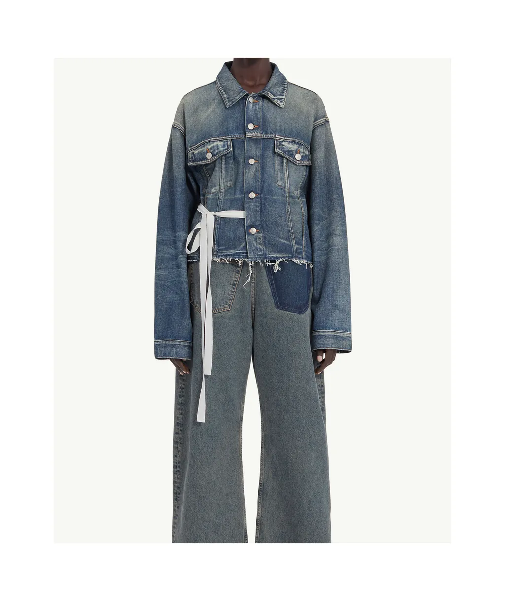 Mm6 Maison Margiela Button-Up Denim Jacket