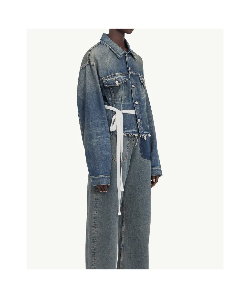 Mm6 Maison Margiela Button-Up Denim Jacket