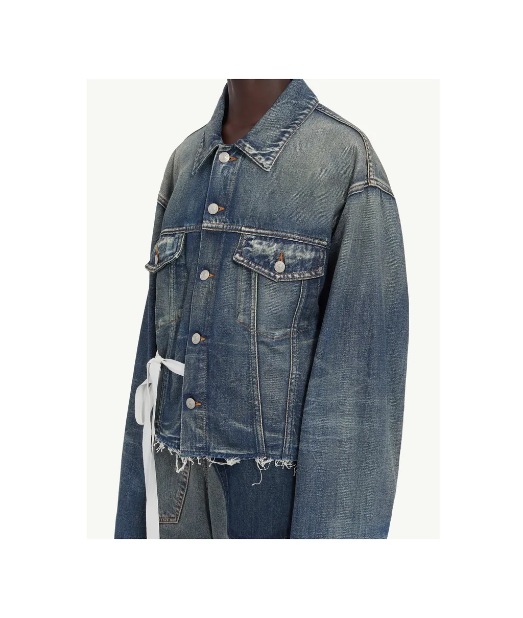 Mm6 Maison Margiela Button-Up Denim Jacket