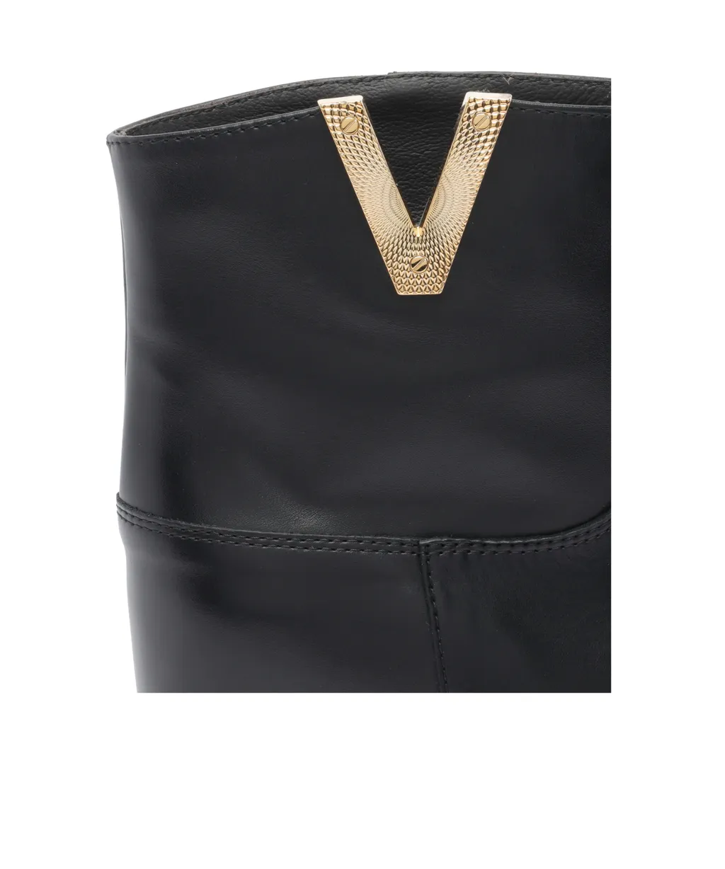 Via Roma 15 Logo Round-Toe Boots