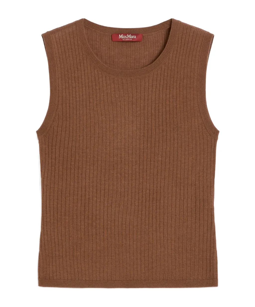 Silk And Wool Yarn Top