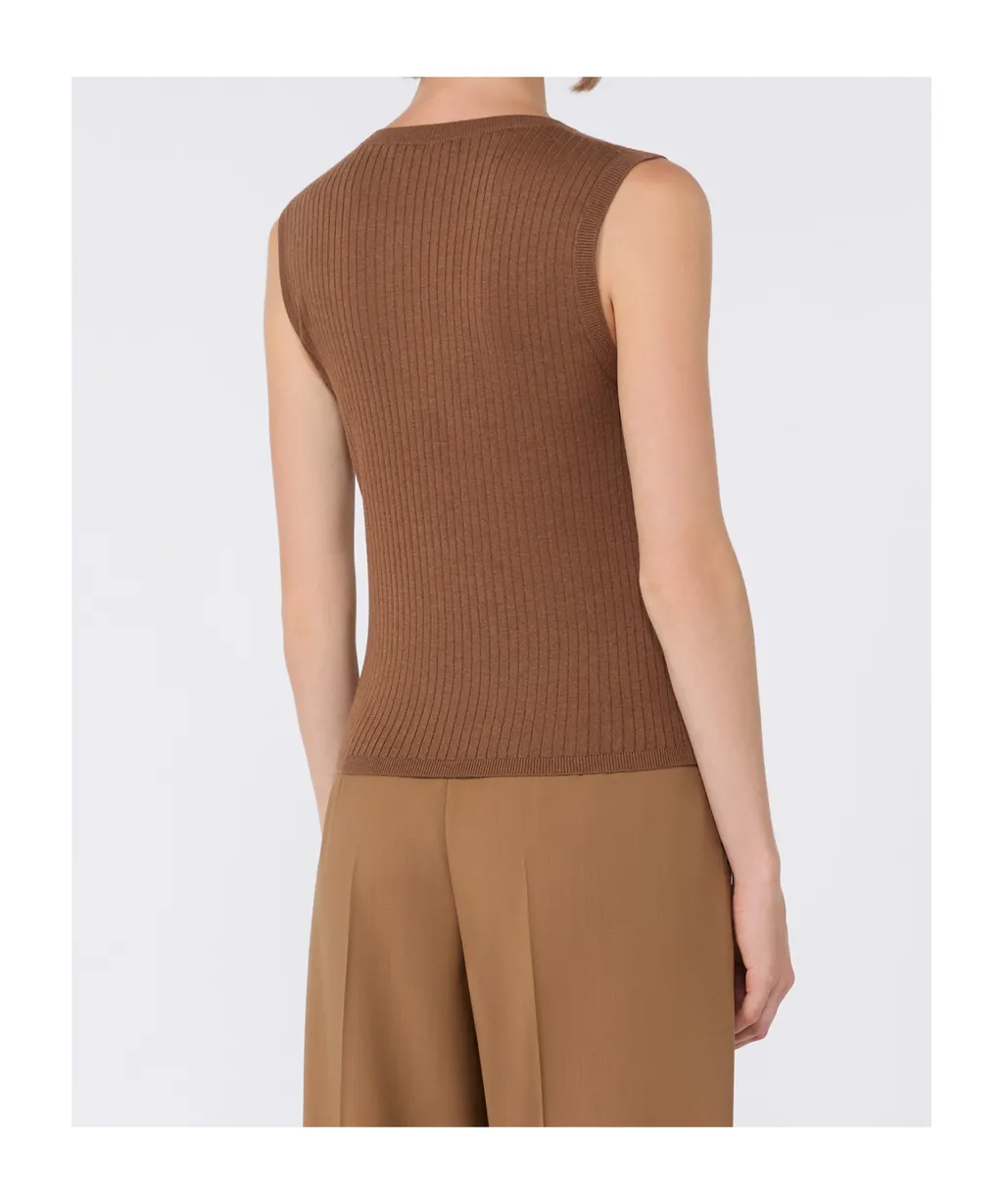 Silk And Wool Yarn Top
