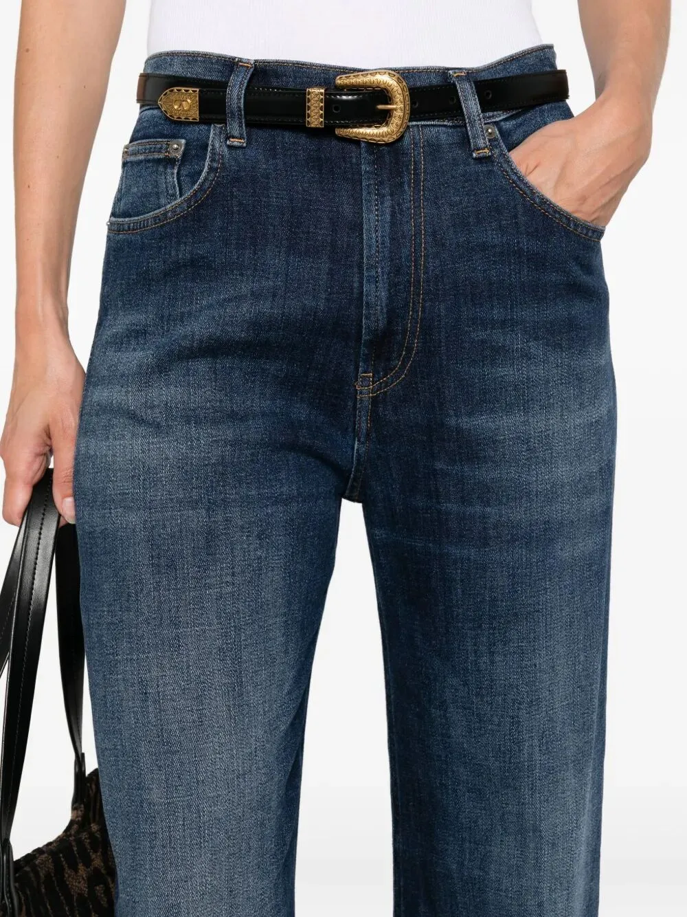 Logo-Patch Jeans