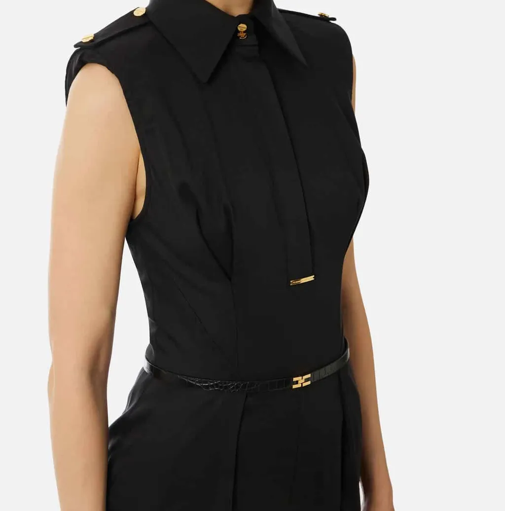 Collared Belted Jumpsuit