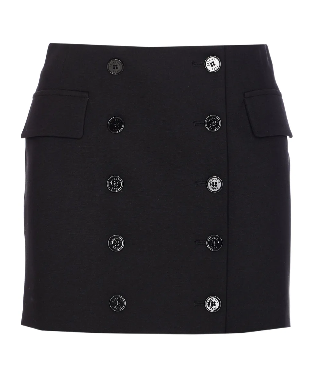 Patrizia Pepe Double-Breasted Mini Skirt