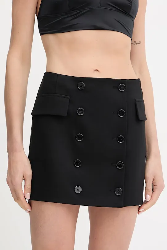 Patrizia Pepe Double-Breasted Mini Skirt