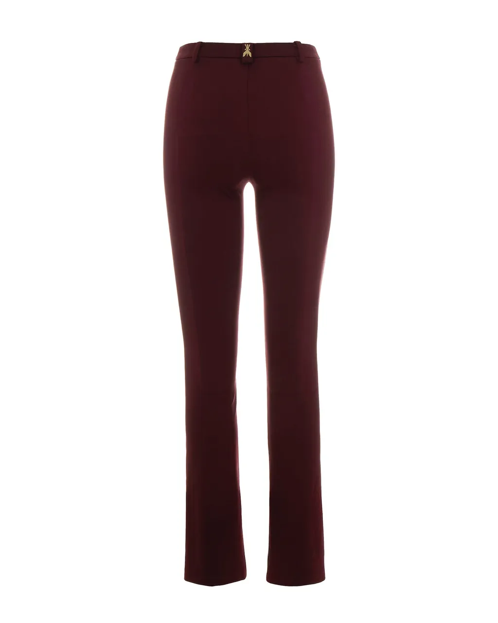 Button-Fastening Straight Trousers