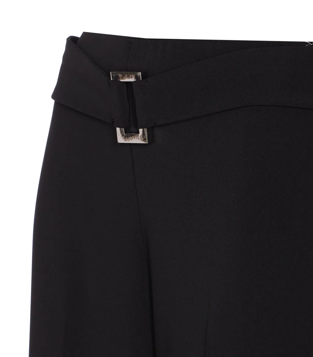 Patrizia Pepe Wide-Leg Belted Pants