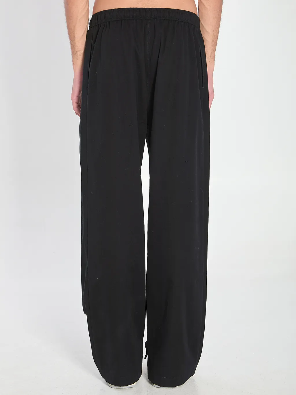 Drawstring Trousers In Cotton Canvas