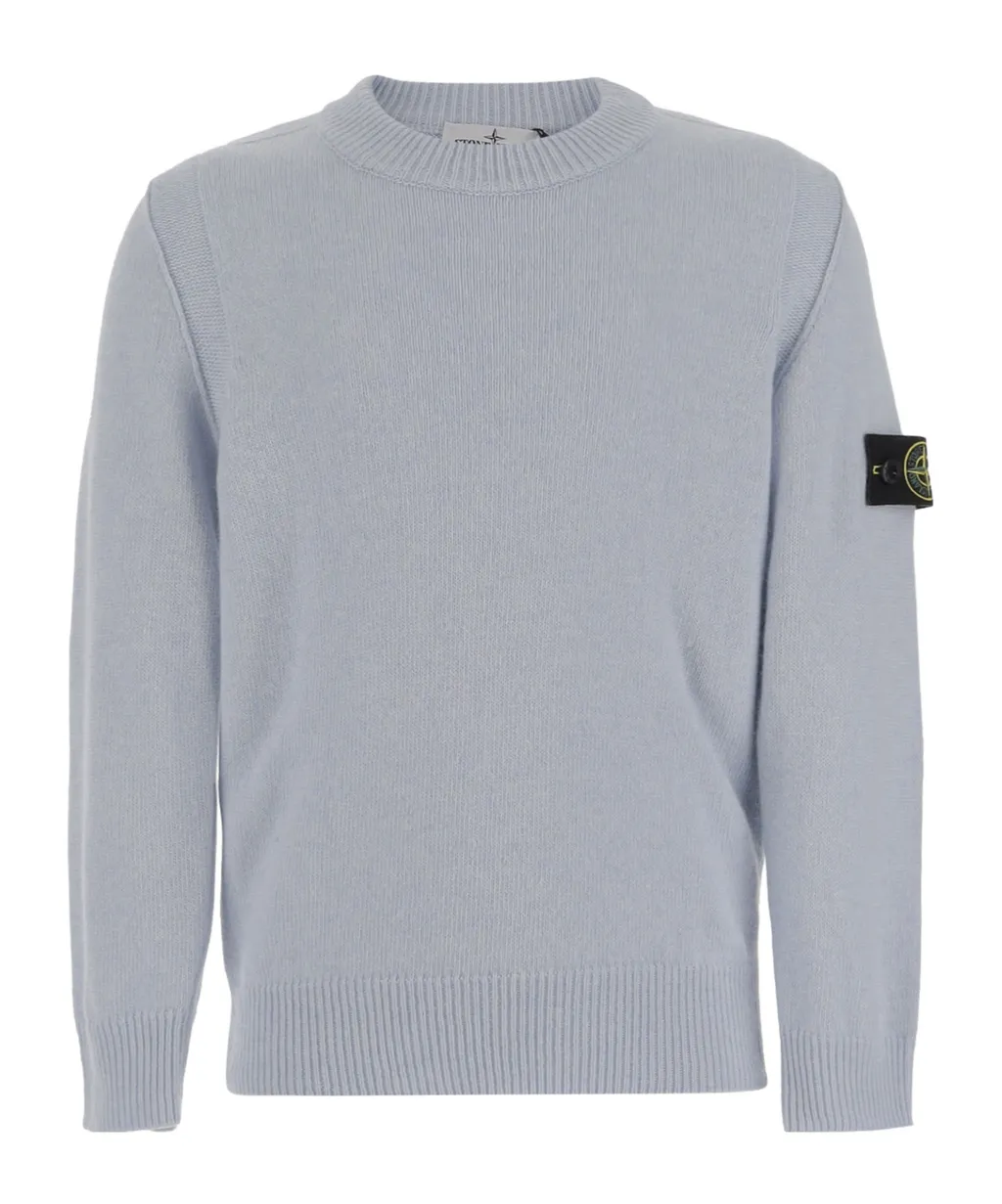 Logo-Patch Wool Sweater