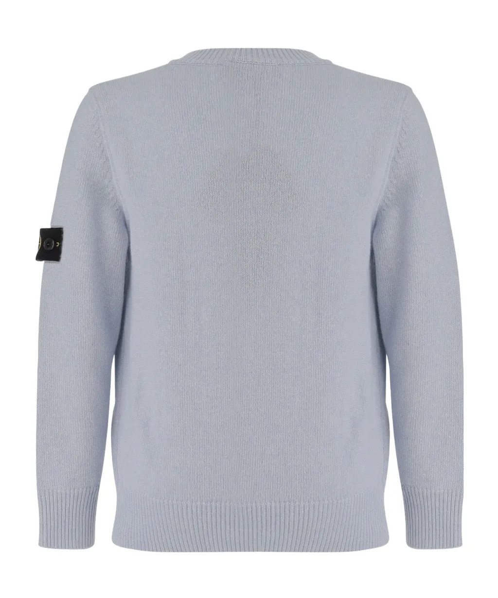Logo-Patch Wool Sweater
