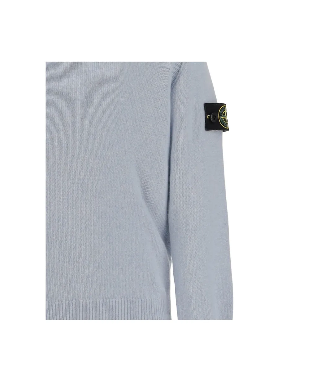 Logo-Patch Wool Sweater