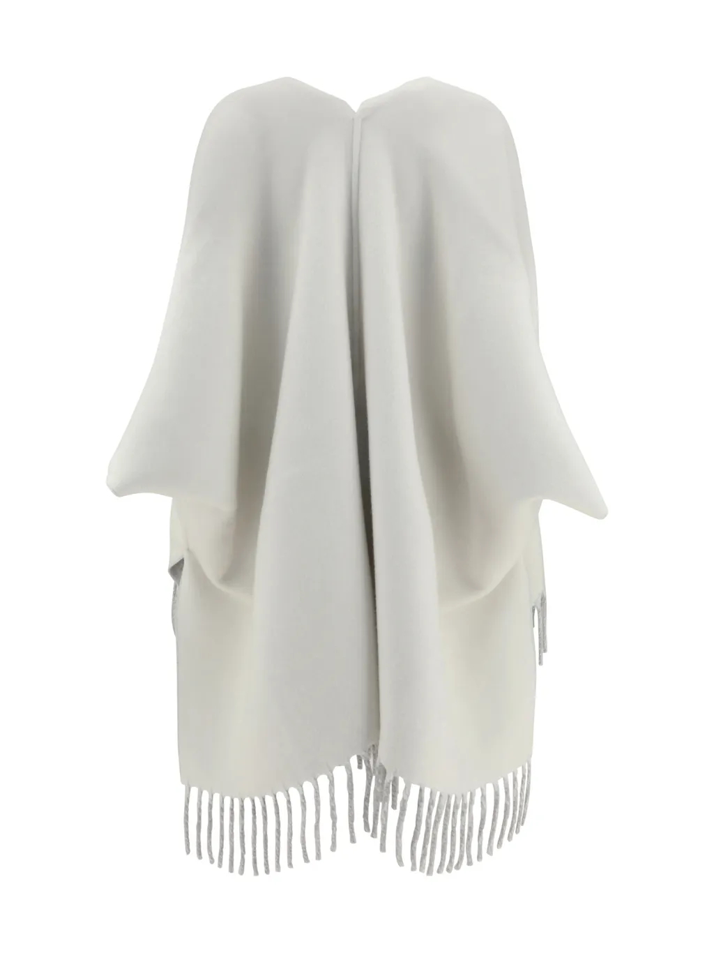 Brunello Cucinelli Fringed-Edge Knitted Cape