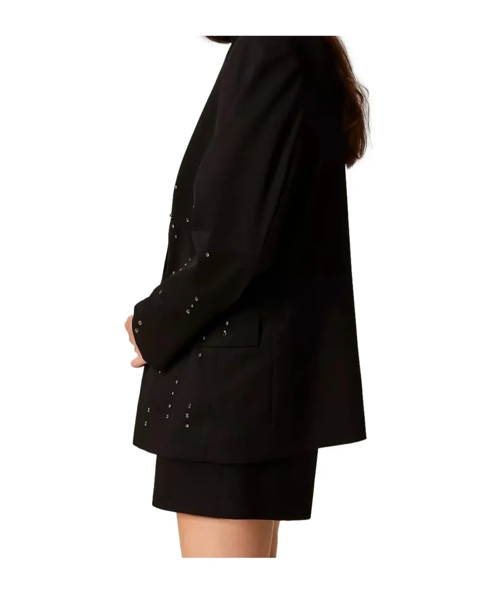 Embellished Crystal Blazer