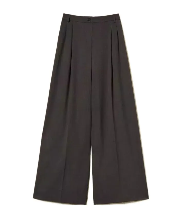 Twinset Palazzo Pleats Trousers