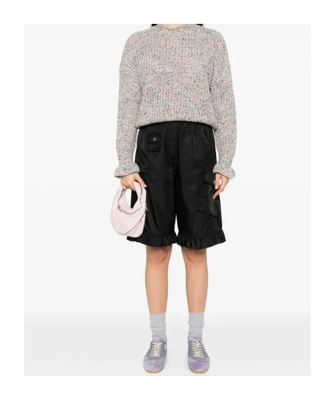 Ruffled-Cuff Sweater