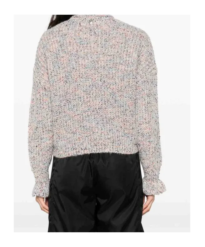Ruffled-Cuff Sweater