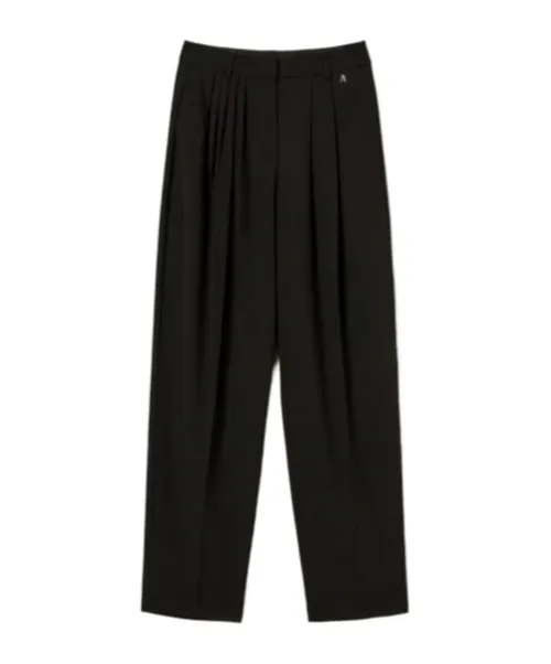 Pleated Palazzo Pants