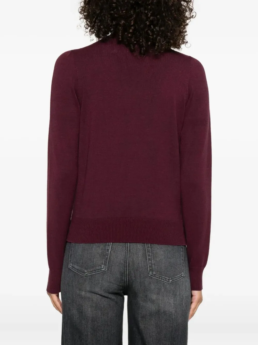 Twinset Cut-Out Detailed Crossover Jumper