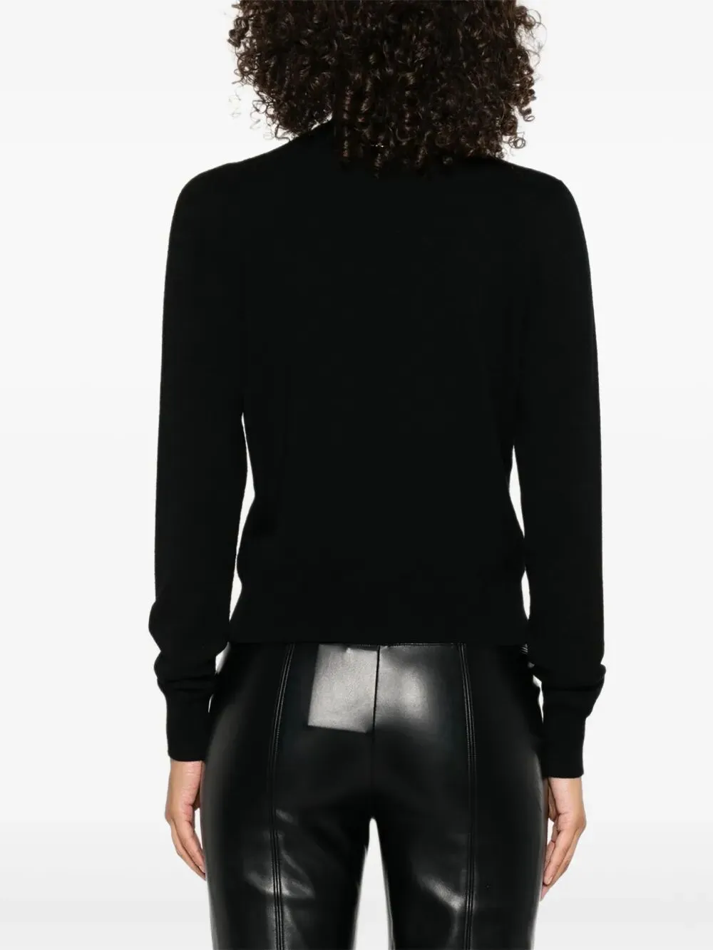 Keyhole-Neckline Sweater
