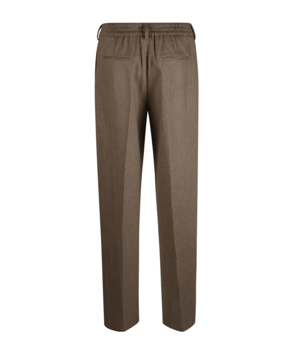 Casual Trousers With Belt Loops
